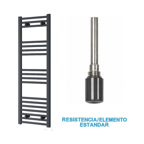 Radiador Toalheiro Elétrico Antracite 400 mm de Largura · Pré-cheio