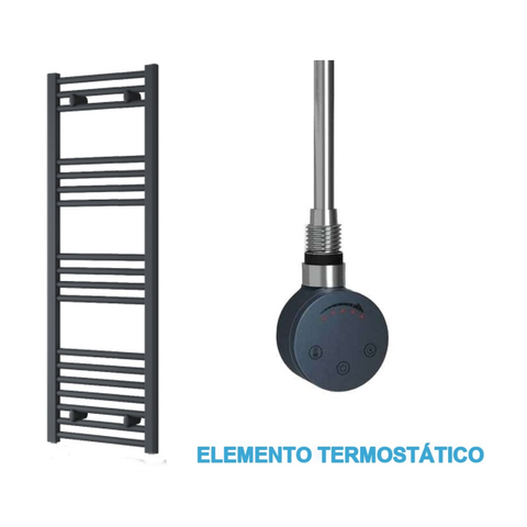 Radiador Toalheiro Elétrico Antracite 400 mm de Largura · Pré-cheio
