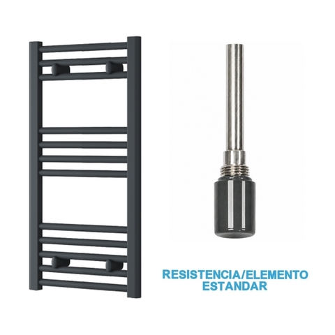 Radiador Toalheiro Elétrico Antracite 400 mm de Largura · Pré-cheio