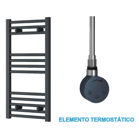 Radiador Toalheiro Elétrico Antracite 400 mm de Largura · Pré-cheio