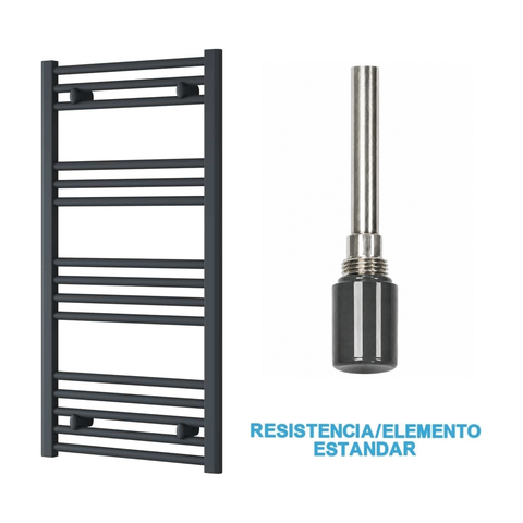 Radiador Toalheiro Elétrico Antracite 500 mm de Largura · Pré-cheio