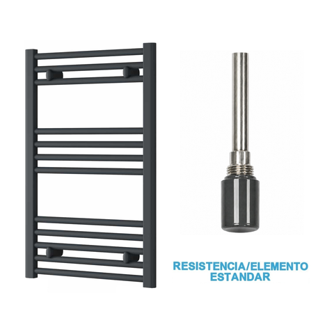 Radiador Toalheiro Elétrico Antracite 500 mm de Largura · Pré-cheio