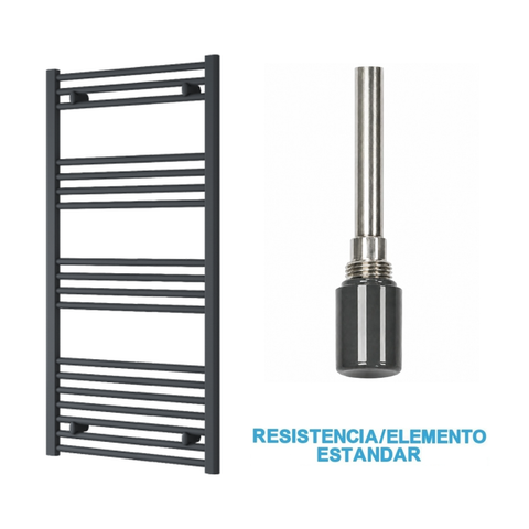 Radiador Toalheiro Elétrico Antracite 600 mm de Largura · Pré-cheio