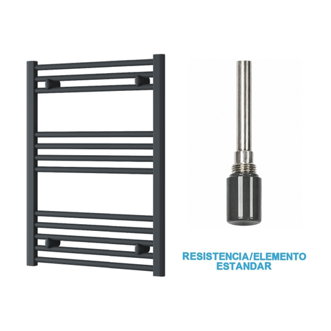 Radiador Toalheiro Elétrico Antracite 600 mm de Largura · Pré-cheio