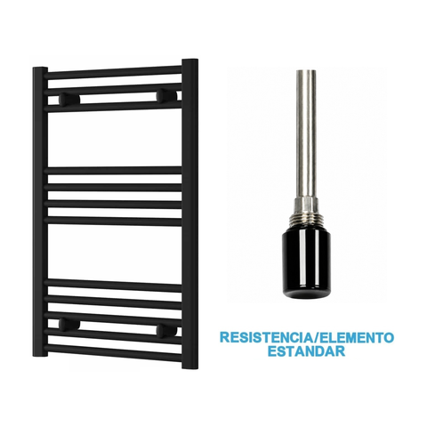 Radiador Toalheiro Elétrico Preto 500 mm de Largura · Pré-cheio