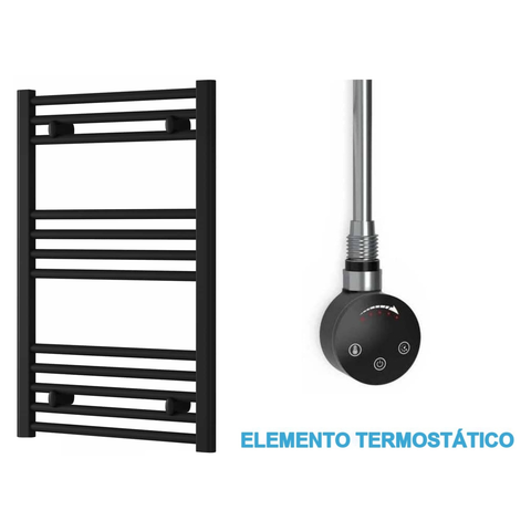 Radiador Toalheiro Elétrico Preto 500 mm de Largura · Pré-cheio