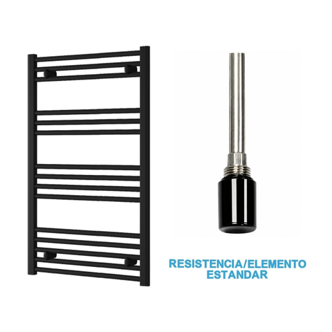 Radiador Toalheiro Elétrico Preto 600 mm de Largura · Pré-cheio
