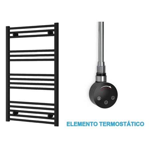 Radiador Toalheiro Elétrico Preto 600 mm de Largura · Pré-cheio