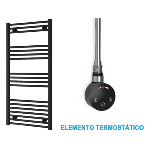 Radiador Toalheiro Elétrico Preto 600 mm de Largura · Pré-cheio