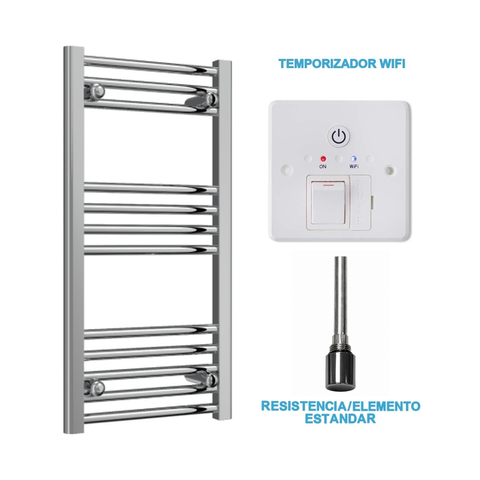 Radiador Toalheiro Elétrico Cromado 400 mm de Largura · Pré-cheio