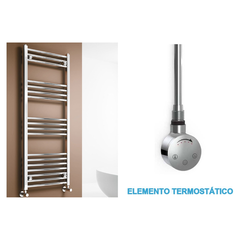 Radiador Toalheiro Elétrico Cromado 500 mm de Largura · Pré-cheio