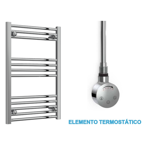 Radiador Toalheiro Elétrico Cromado 500 mm de Largura · Pré-cheio