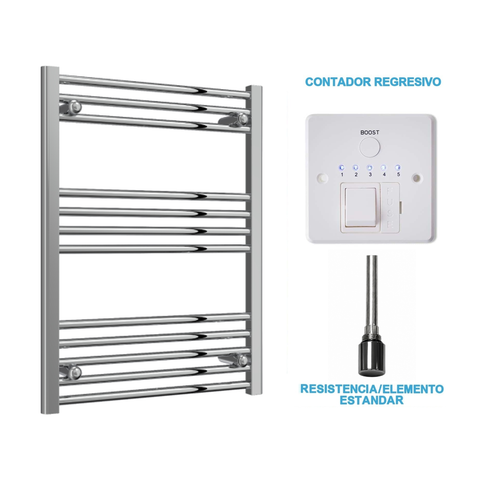 Radiador Toalheiro Elétrico Cromado 600 mm de Largura · Pré-cheio