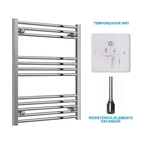 Radiador Toalheiro Elétrico Cromado 600 mm de Largura · Pré-cheio