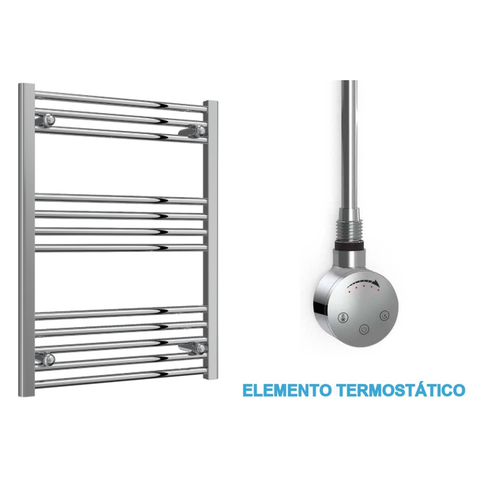 Radiador Toalheiro Elétrico Cromado 600 mm de Largura · Pré-cheio