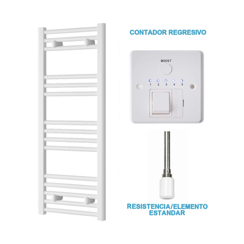 Radiador Toalheiro Elétrico Branco 400 mm de Largura · Pré-cheio