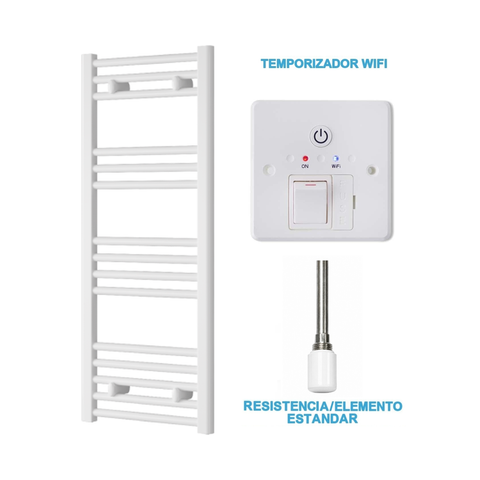 Radiador Toalheiro Elétrico Branco 400 mm de Largura · Pré-cheio