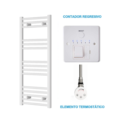 Radiador Toalheiro Elétrico Branco 400 mm de Largura · Pré-cheio