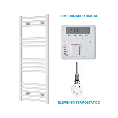 Radiador Toalheiro Elétrico Branco 400 mm de Largura · Pré-cheio