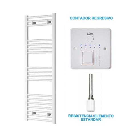 Radiador Toalheiro Elétrico Branco 400 mm de Largura · Pré-cheio