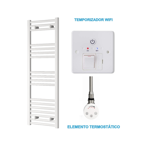 Radiador Toalheiro Elétrico Branco 400 mm de Largura · Pré-cheio