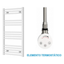 Radiador Toalheiro Elétrico Branco 500 mm de Largura · Pré-cheio