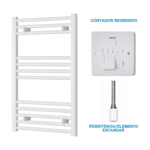 Radiador Toalheiro Elétrico Branco 500 mm de Largura · Pré-cheio