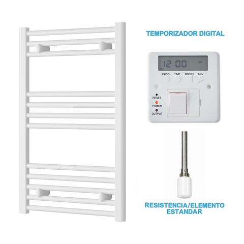 Radiador Toalheiro Elétrico Branco 500 mm de Largura · Pré-cheio