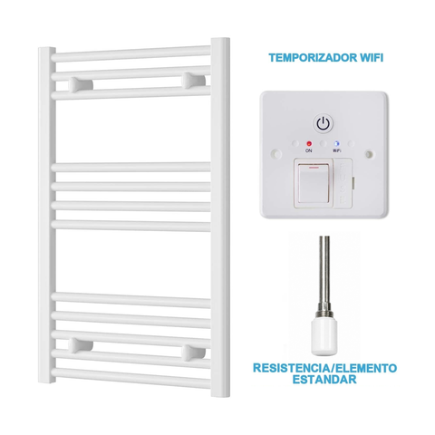Radiador Toalheiro Elétrico Branco 500 mm de Largura · Pré-cheio