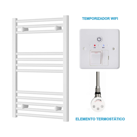 Radiador Toalheiro Elétrico Branco 500 mm de Largura · Pré-cheio