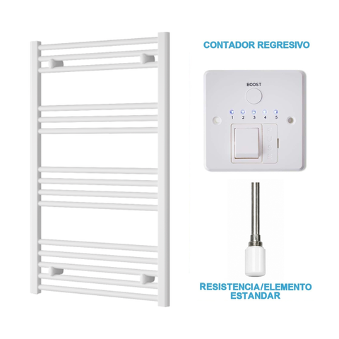 Radiador Toalheiro Elétrico Branco 600 mm de Largura · Pré-cheio