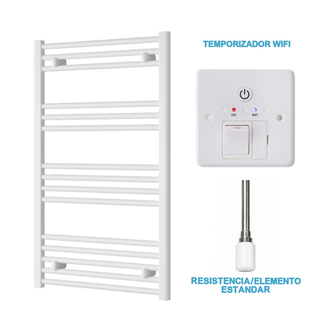 Radiador Toalheiro Elétrico Branco 600 mm de Largura · Pré-cheio