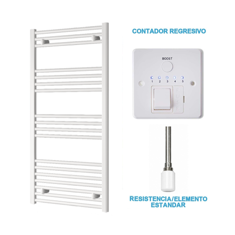 Radiador Toalheiro Elétrico Branco 600 mm de Largura · Pré-cheio