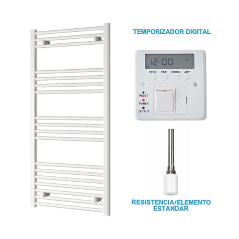Radiador Toalheiro Elétrico Branco 600 mm de Largura · Pré-cheio