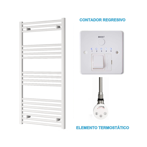 Radiador Toalheiro Elétrico Branco 600 mm de Largura · Pré-cheio