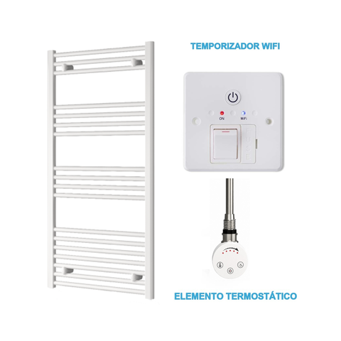 Radiador Toalheiro Elétrico Branco 600 mm de Largura · Pré-cheio