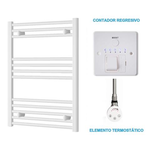 Radiador Toalheiro Elétrico Branco 600 mm de Largura · Pré-cheio