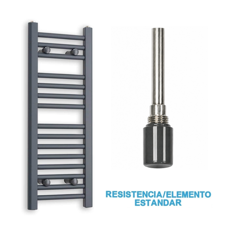 Radiador Toalheiro Elétrico Antracite 300 mm de Largura · Pré-cheio
