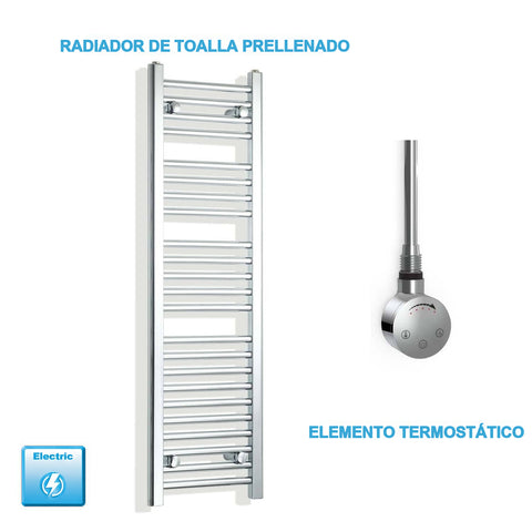 Radiador Toalheiro Elétrico Cromado 300 mm de Largura · Pré-cheio