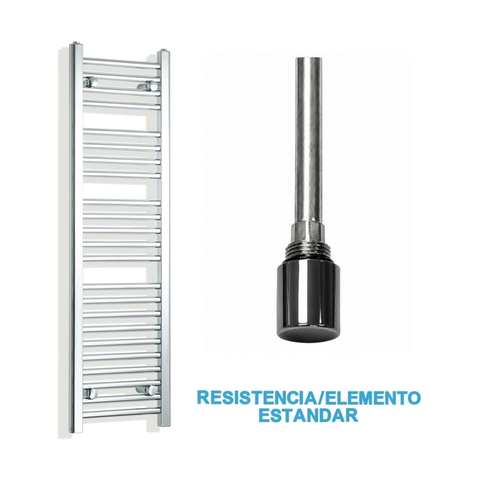 Radiador Toalheiro Elétrico Cromado 300 mm de Largura · Pré-cheio