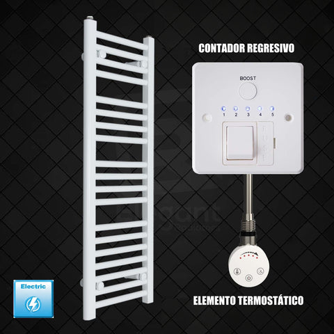 Radiador Toalheiro Elétrico Branco 300 mm de Largura · Pré-cheio
