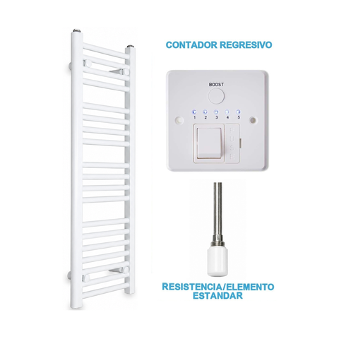Radiador Toalheiro Elétrico Branco 300 mm de Largura · Pré-cheio