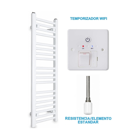 Radiador Toalheiro Elétrico Branco 300 mm de Largura · Pré-cheio