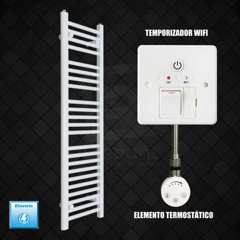 Radiador Toalheiro Elétrico Branco 300 mm de Largura · Pré-cheio