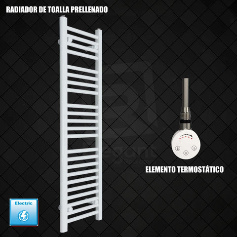 Radiador Toalheiro Elétrico Branco 300 mm de Largura · Pré-cheio