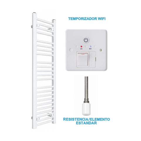 Radiador Toalheiro Elétrico Branco 300 mm de Largura · Pré-cheio