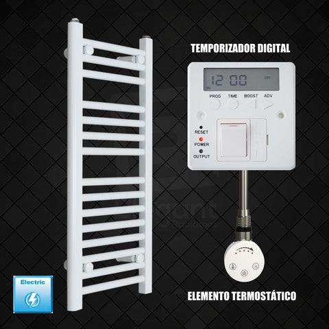 Radiador Toalheiro Elétrico Branco 300 mm de Largura · Pré-cheio