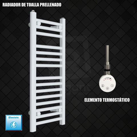 Radiador Toalheiro Elétrico Branco 300 mm de Largura · Pré-cheio