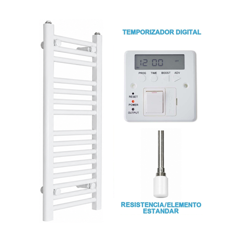 Radiador Toalheiro Elétrico Branco 300 mm de Largura · Pré-cheio